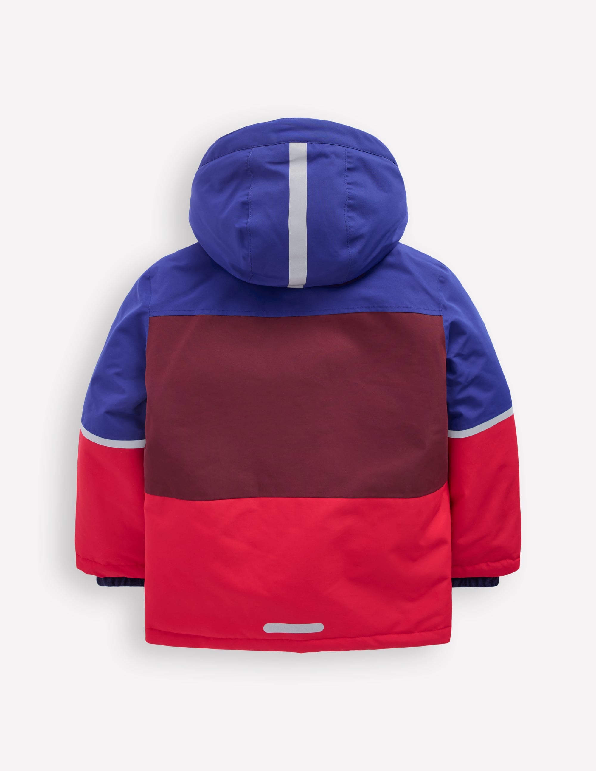 All-weather Waterproof Coat-Red Chevron Colourclock - Image 2