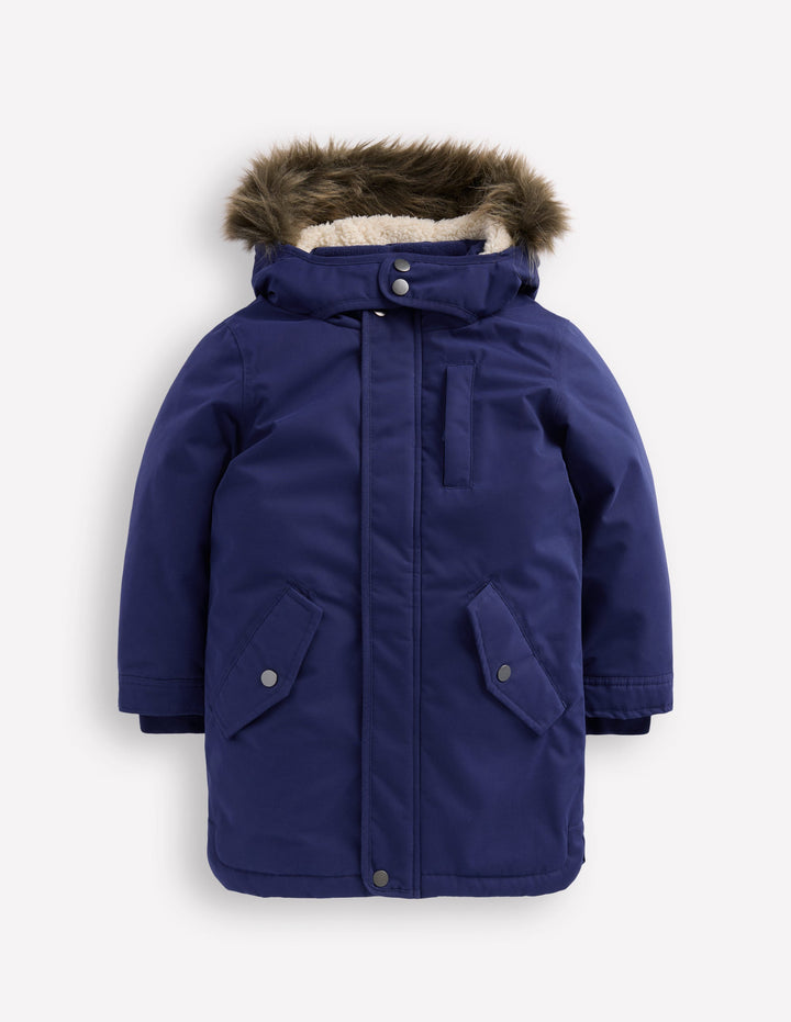 Waterproof Parka-College Navy
