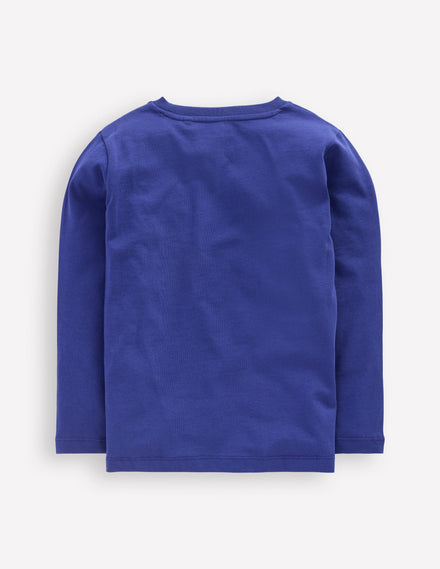 Long Sleeve Glow T-shirt-Medieval Animals of the dark