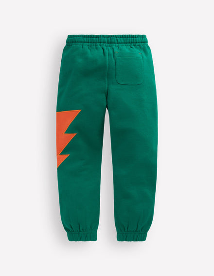 Appliqué Joggers-Lightning Bolt