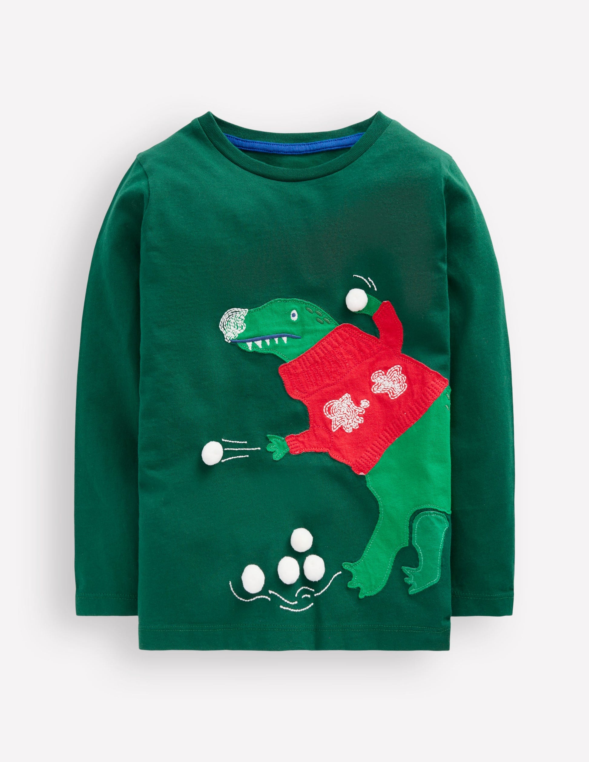 Long Sleeve Novelty 3D T-Shirt-Botanical garden Dino-1
