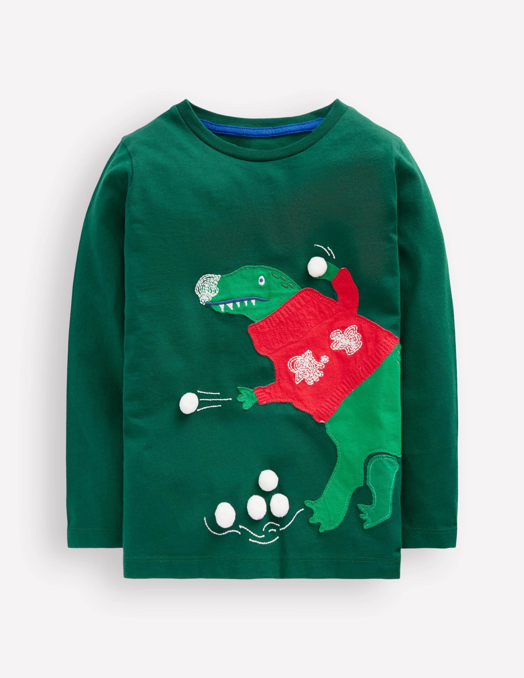 Long Sleeve Novelty 3D T-Shirt-Botanical garden Dino - Image 1