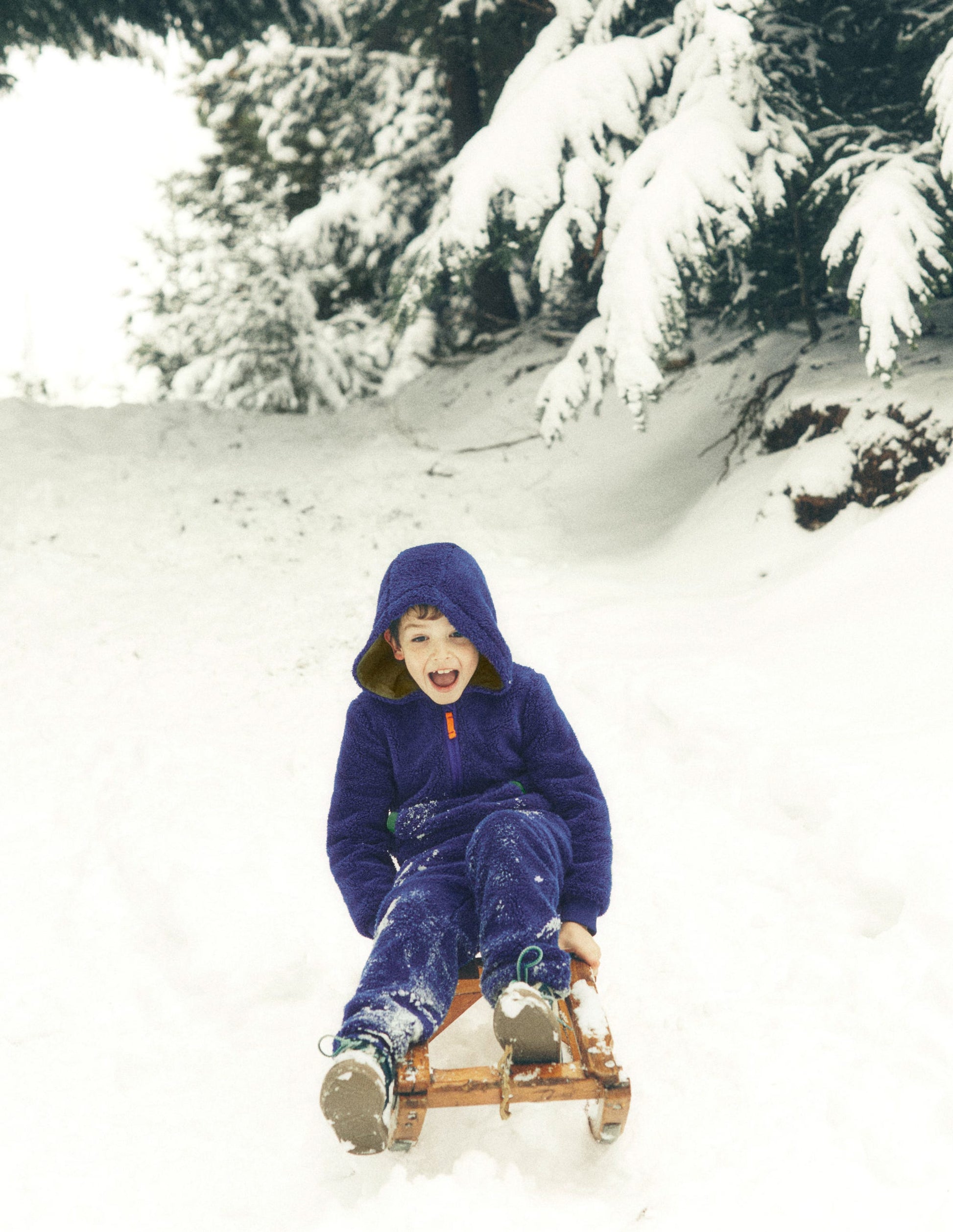 Fleece Joggers-Navy-2