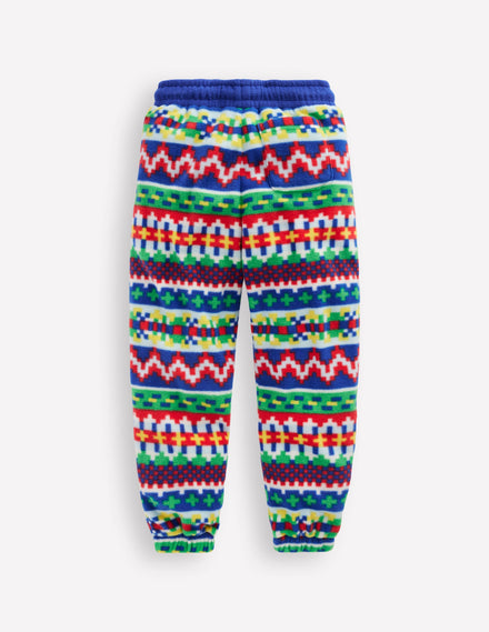 Cosy Jacquard Joggers-Multi Jacquard