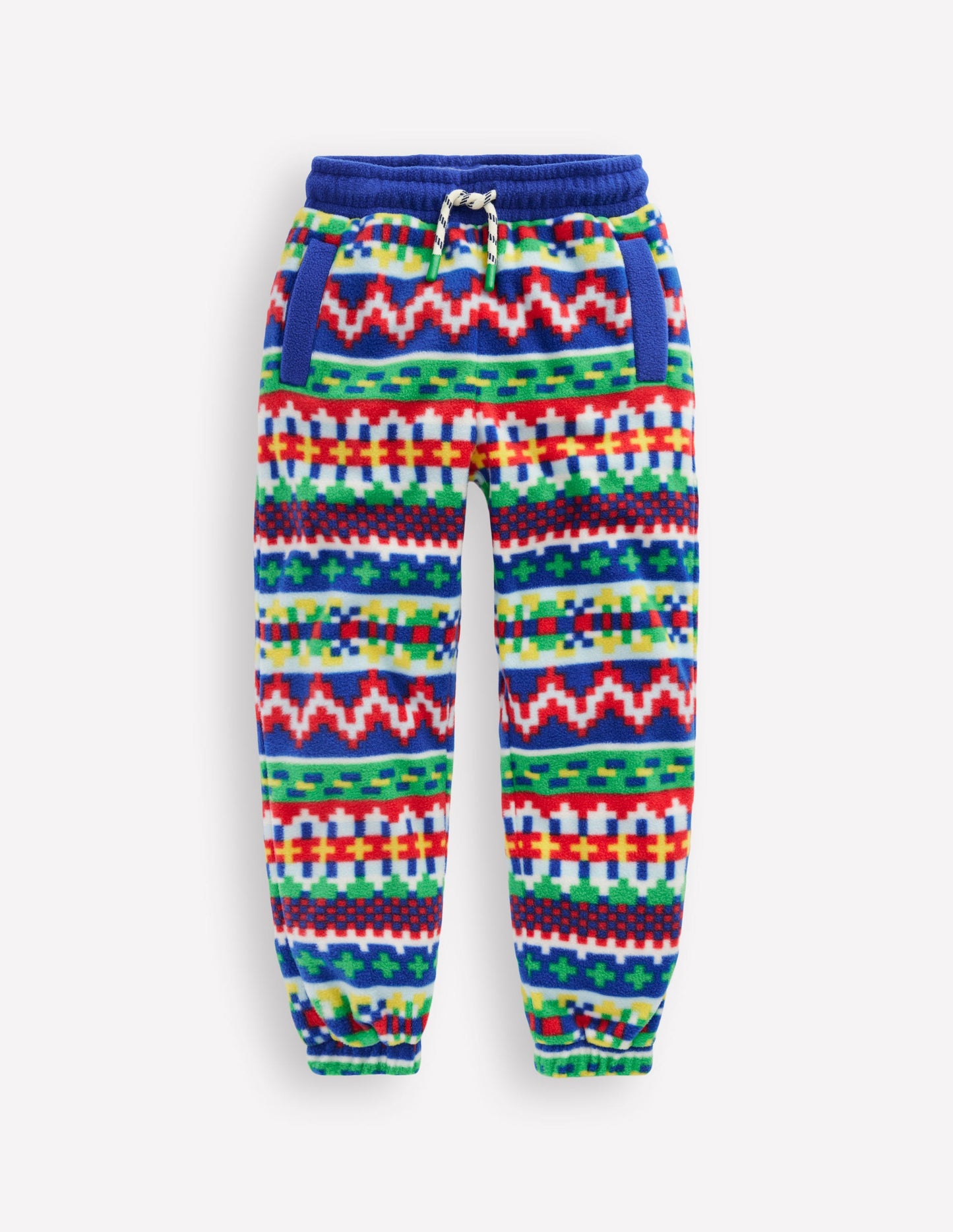 Cosy Geometric Joggers-Multi Jacquard