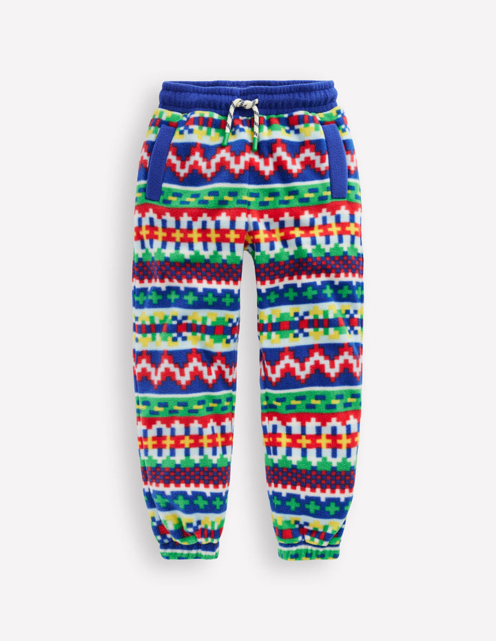 Cosy Geometric Joggers-Multi Jacquard