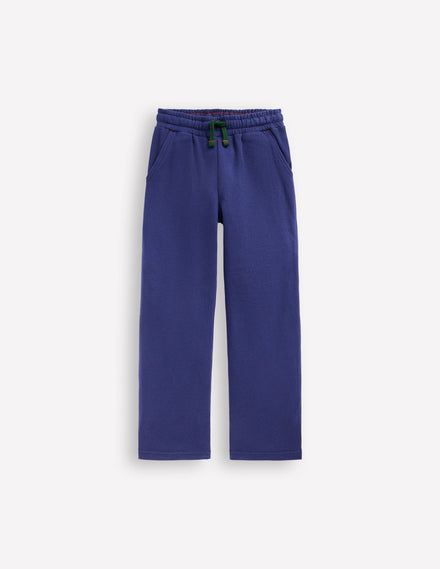 Straight Leg Joggers-Navy