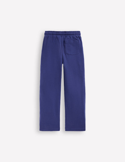 Straight Leg Joggers-Navy