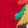 Embroidered Corduroy Shirt-Red Christmas Embroidery