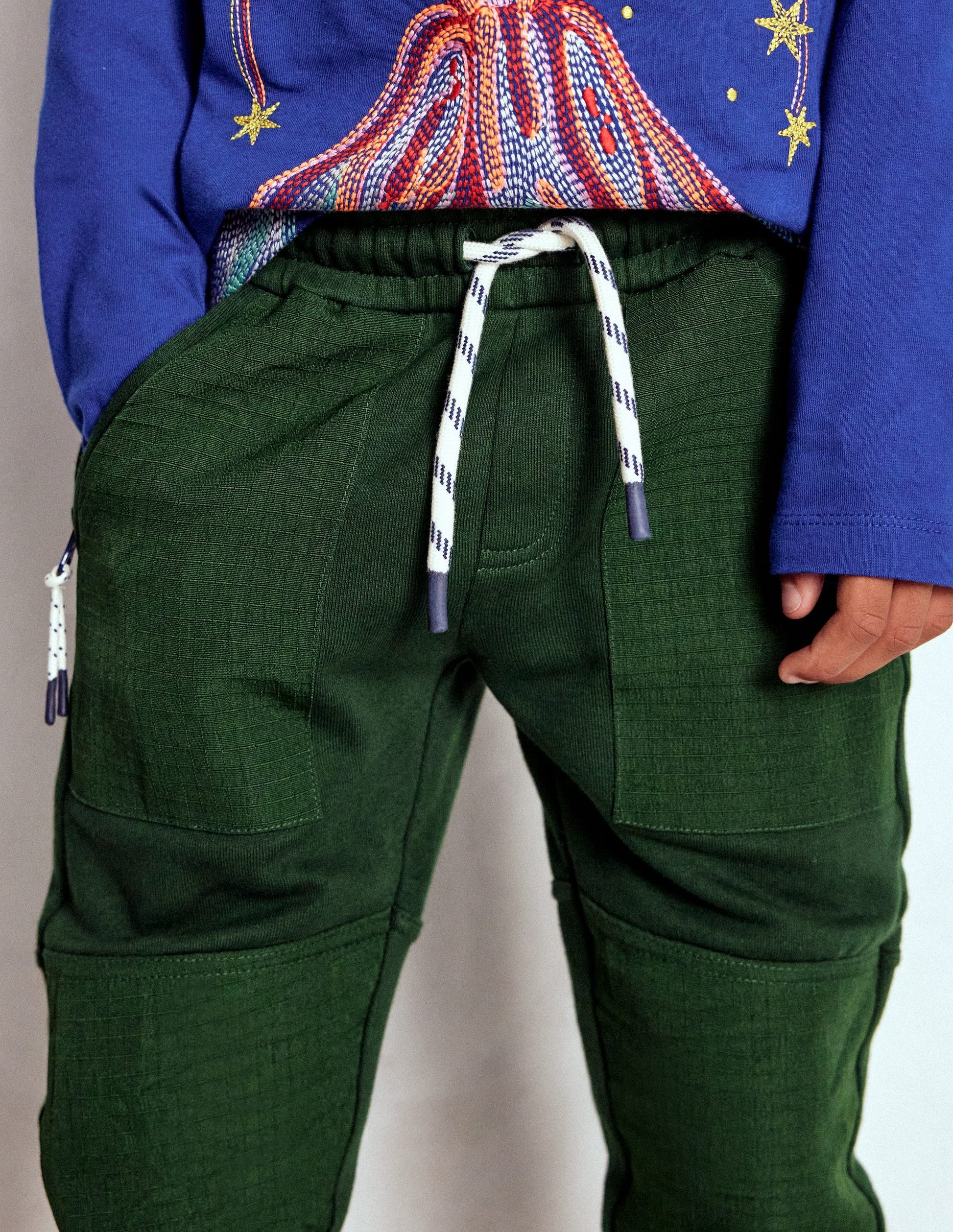 Warrior Knee Joggers-Pine Green Ripstop-2