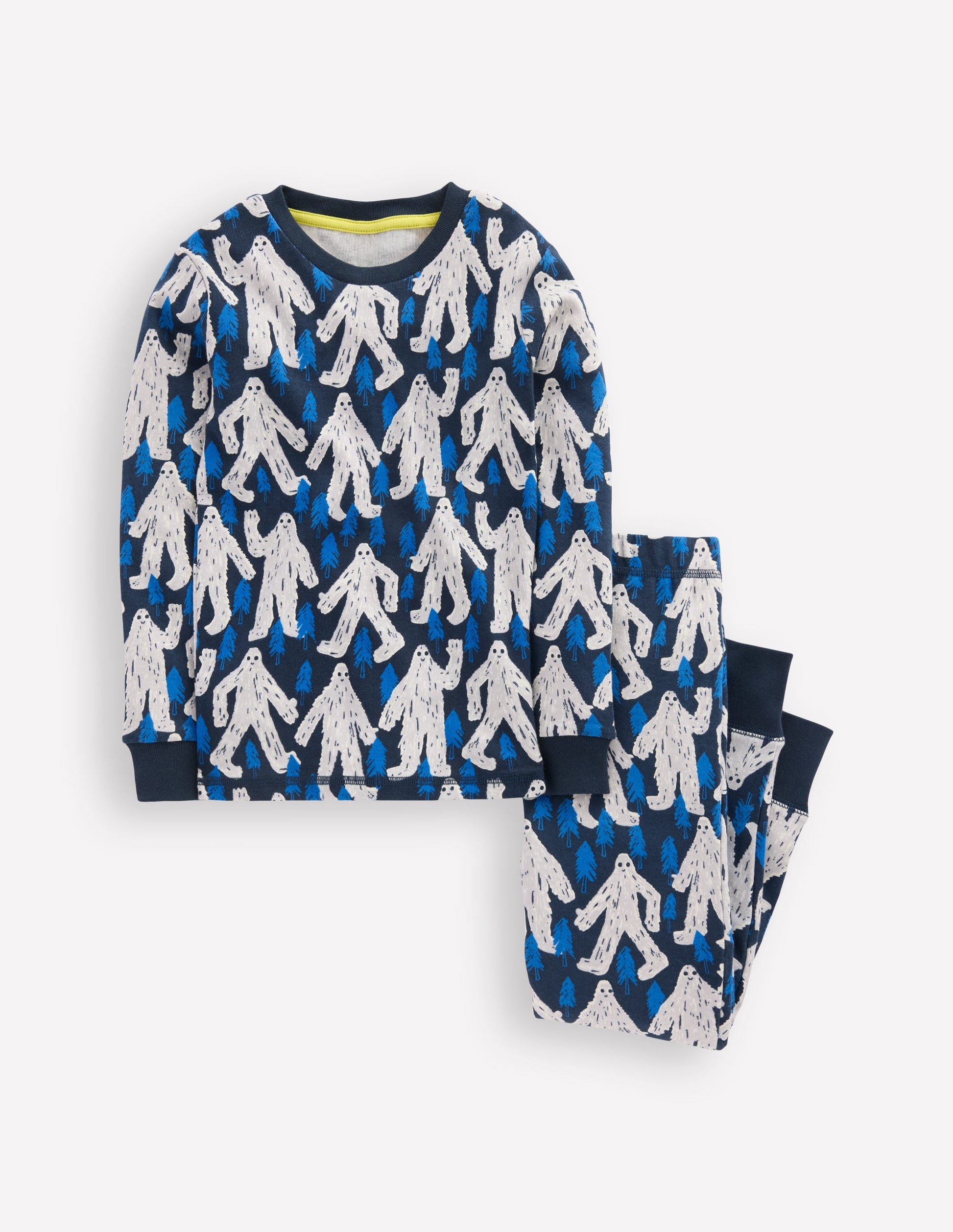 Snug Glow-In-The-Dark Pyjamas-Carbon Yetti-1