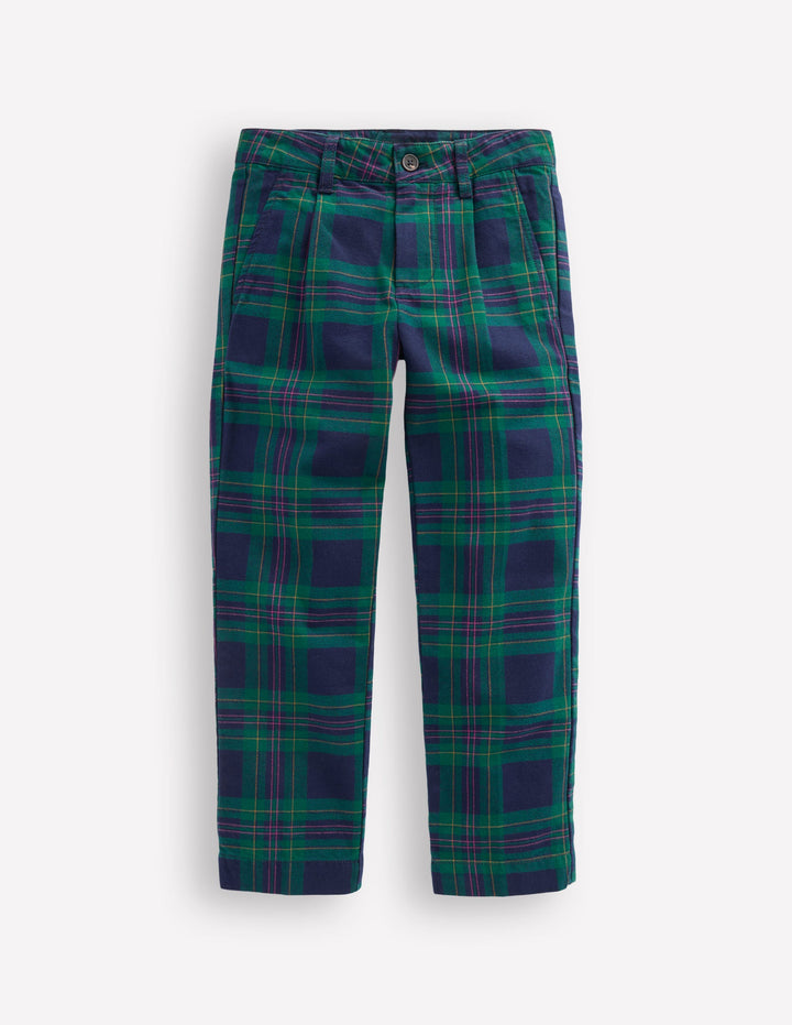 Smart Tailored Trousers-Blackwatch Check