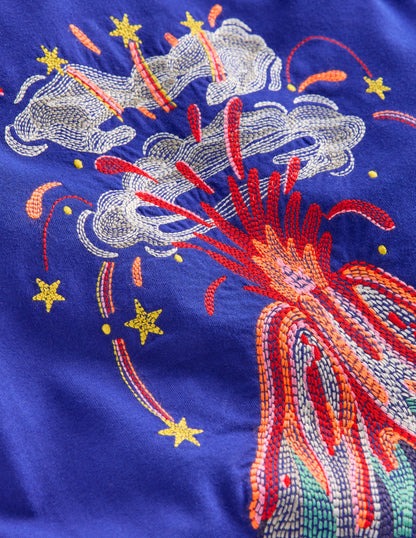 Superstitch Long Sleeve Top-Multi Volcanoes-5