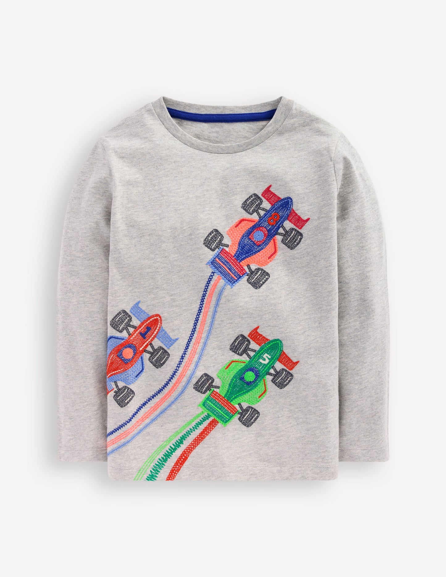 Superstitch Long Sleeve Top-Racing Cars
