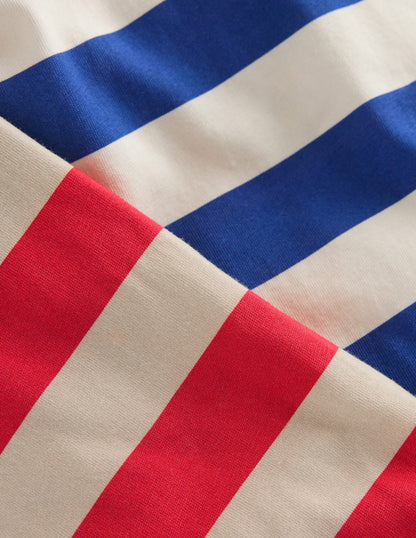 Long Sleeve Hotchpotch T-shirt-White Multi-3