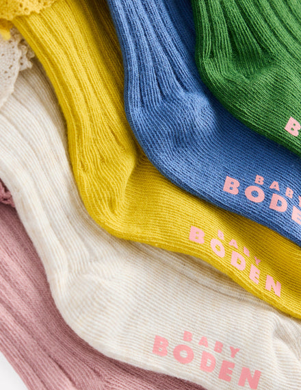 Baby 5 Pack Socks-Multi