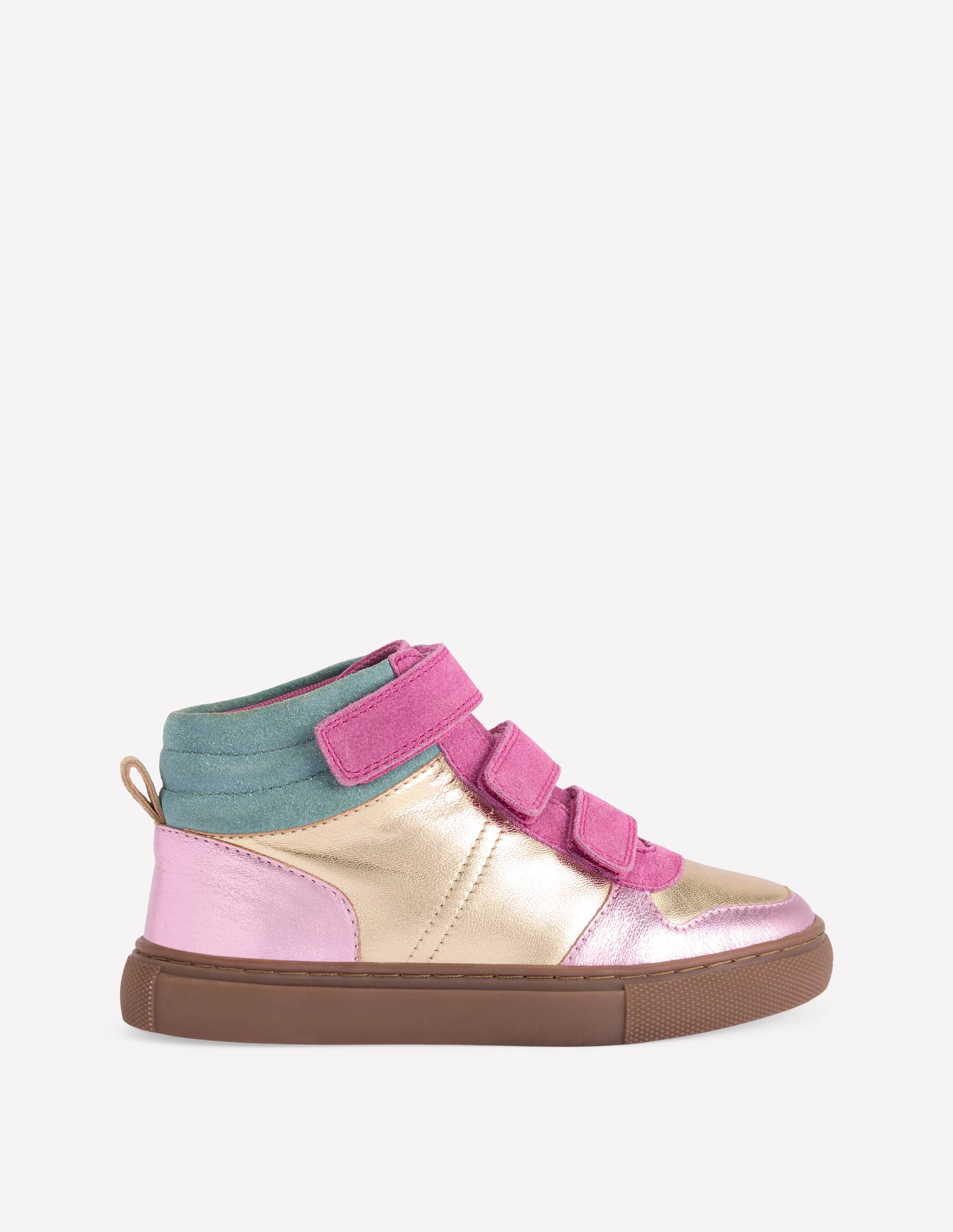 Metallic High Tops-Gold and Pink Metallic - Image 1