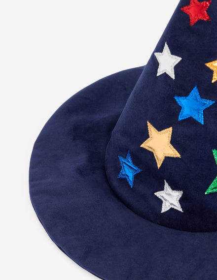 Wizard Hat-Rainbow Metallic Stars