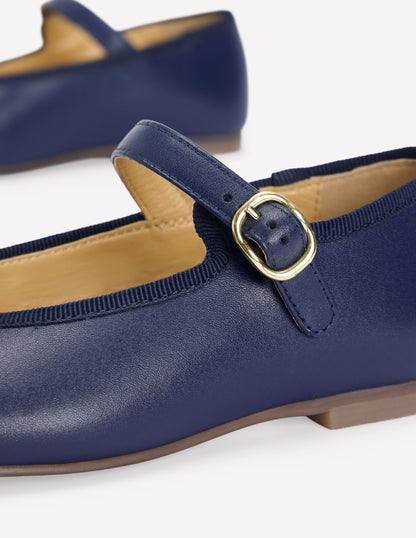 Mary Jane Shoes-Navy-3