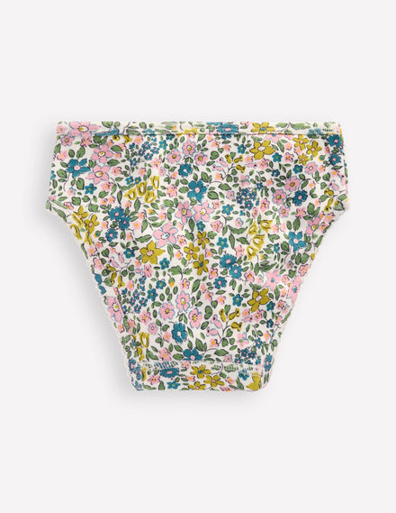 7-pack Pants-Multi Floral/Stripe