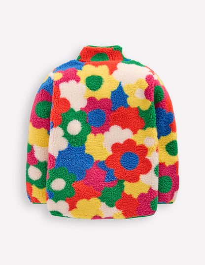 Eden Borg Zip-Through Jacket-Multi Flower Power-3
