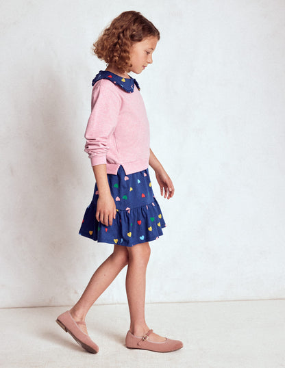 2-in-1 Sweatshirt Dress-Starboard Blue Multi Hearts-3