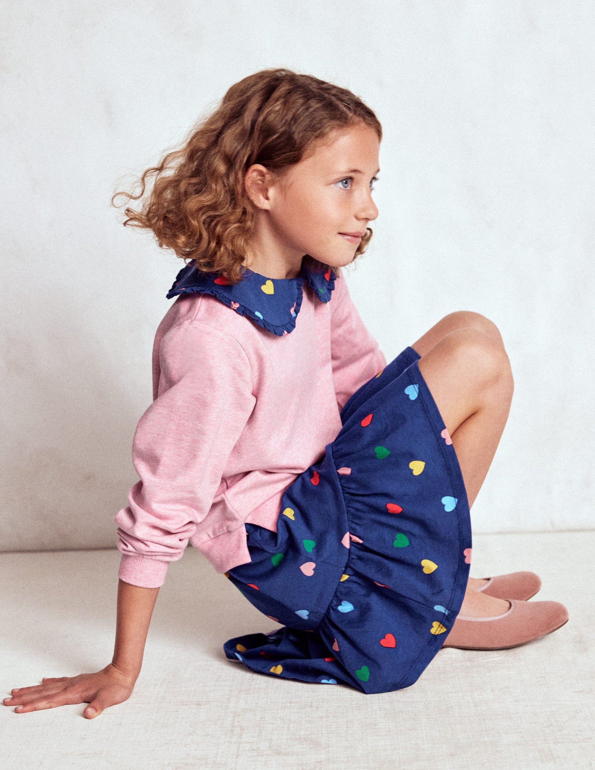 2-in-1 Sweatshirt Dress-Starboard Blue Multi Hearts-4