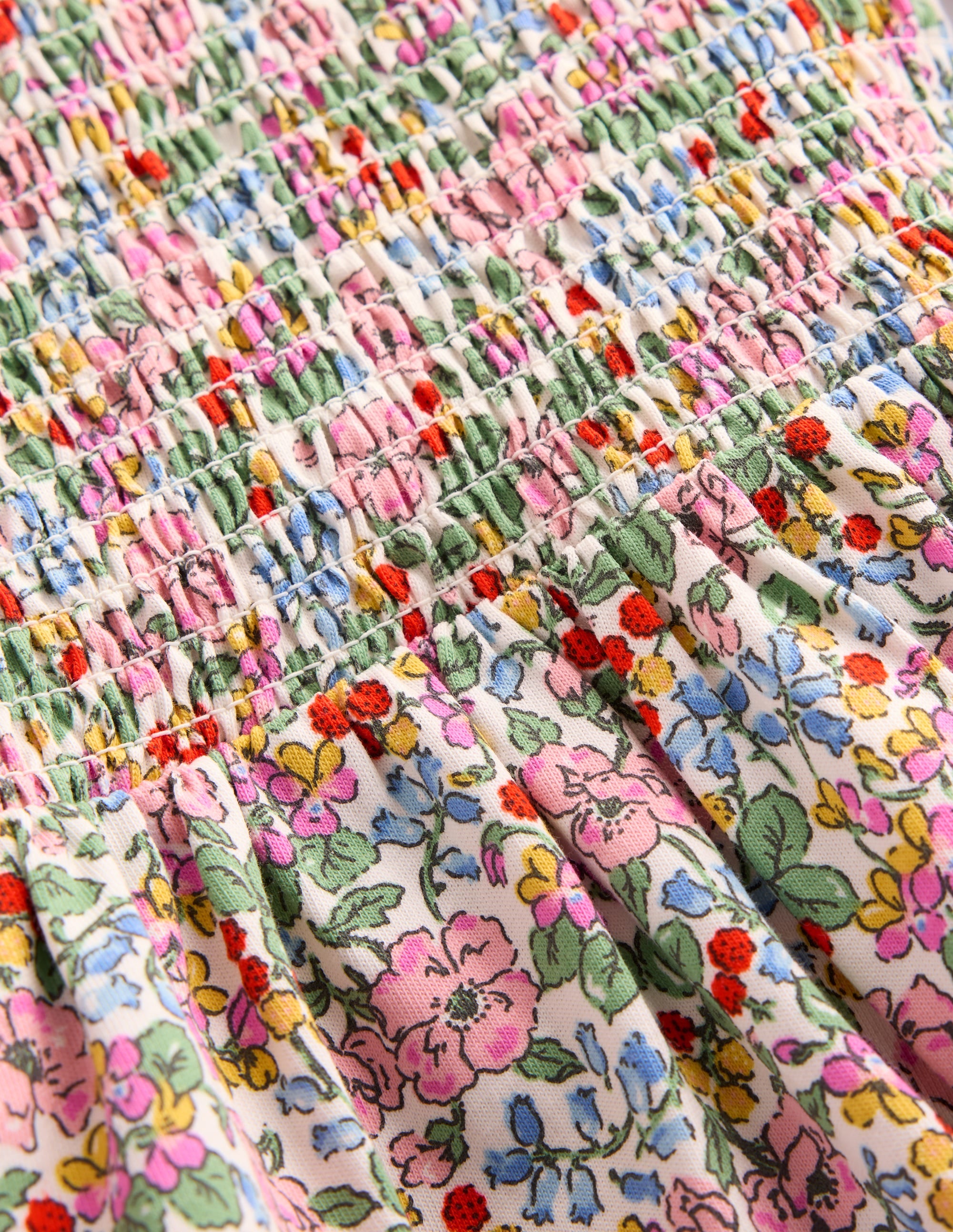 Aurora Long Sleeve Dress-Soft Ivory Berry Floral - Image 3