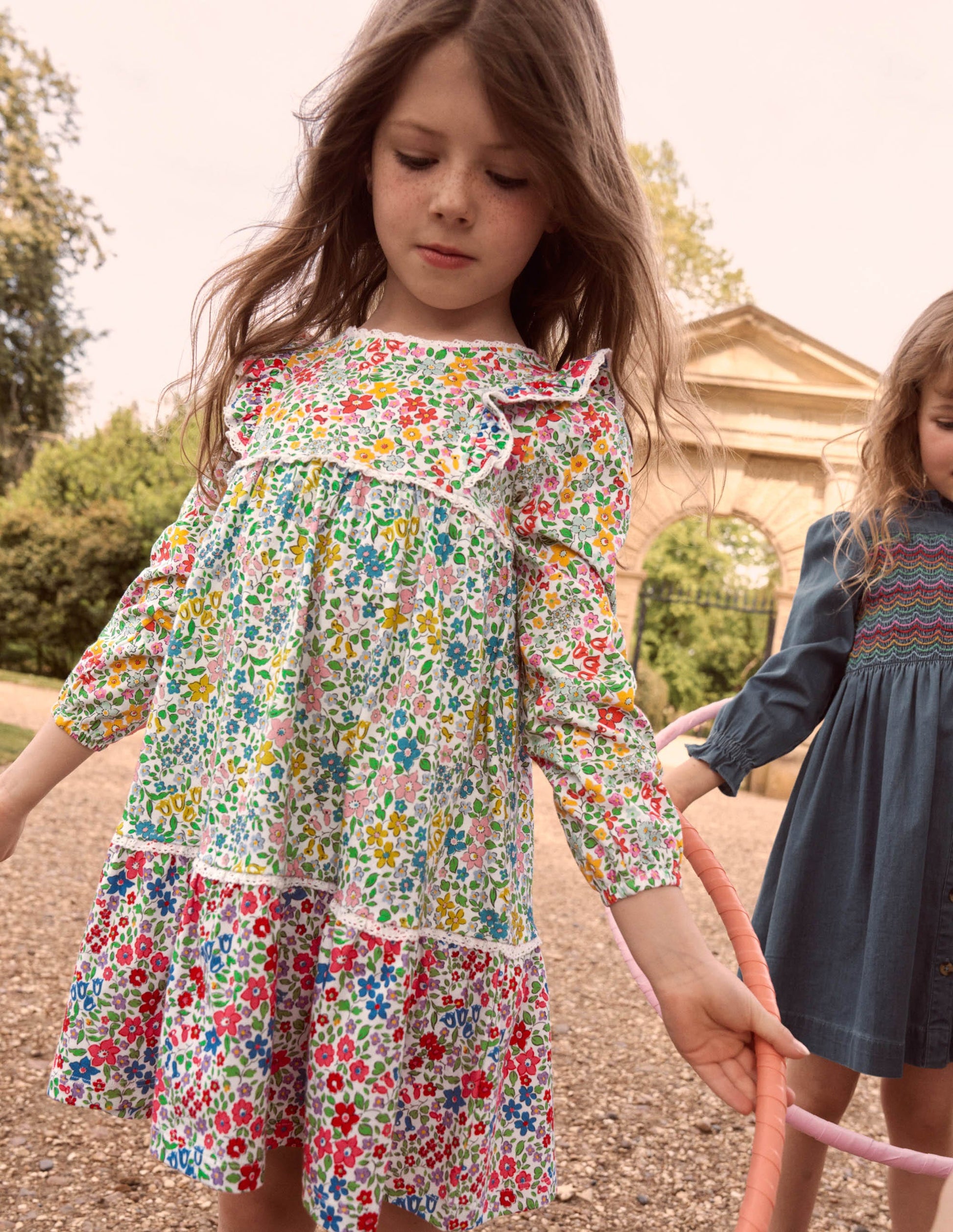 Hotchpotch Jersey Dress-Hotchpotch Flowerbed-1