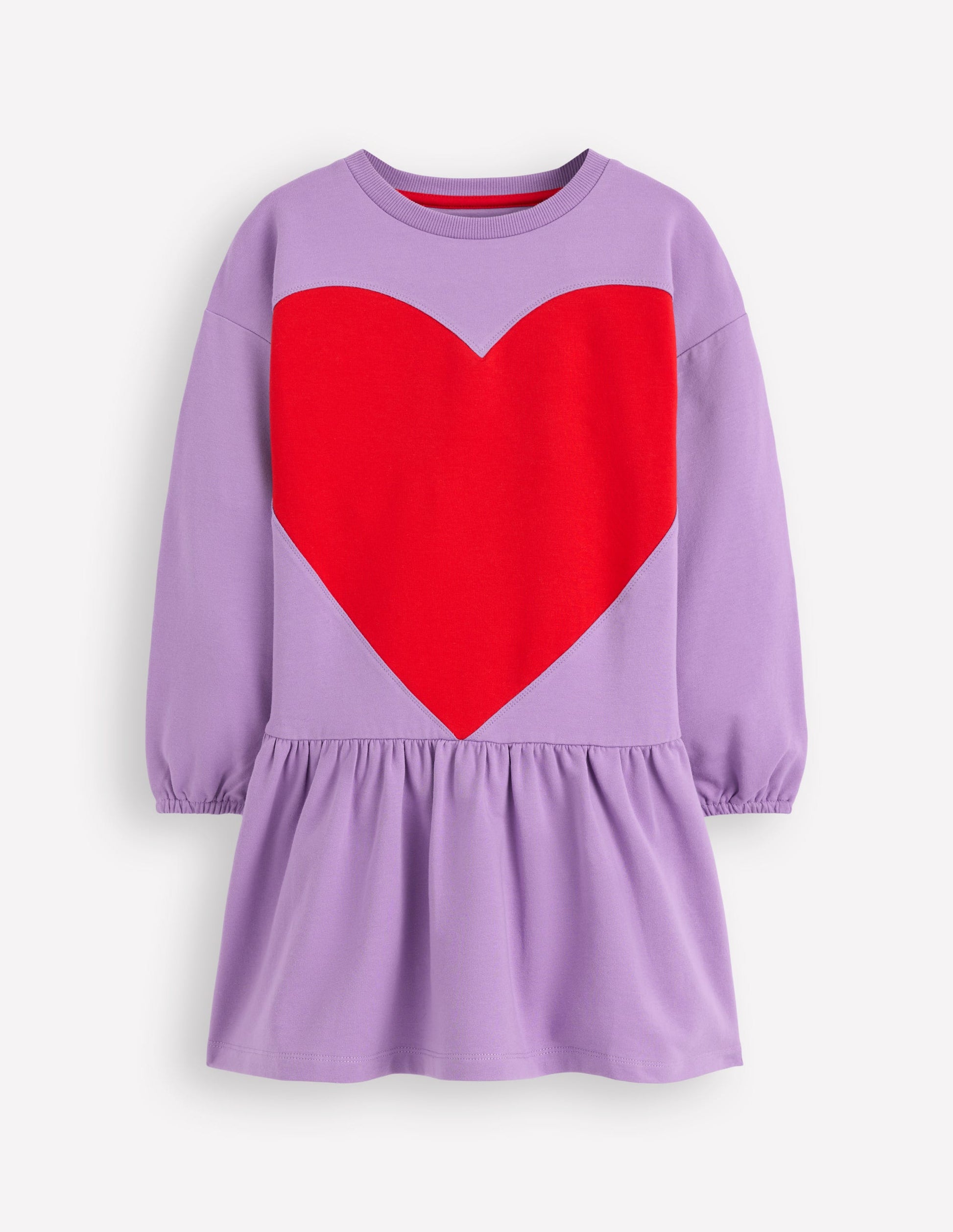 Logo Sweatshirt Dress-Aster Purple-2