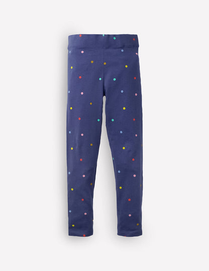 Fun Leggings-Starboard Blue Confetti Spot-1