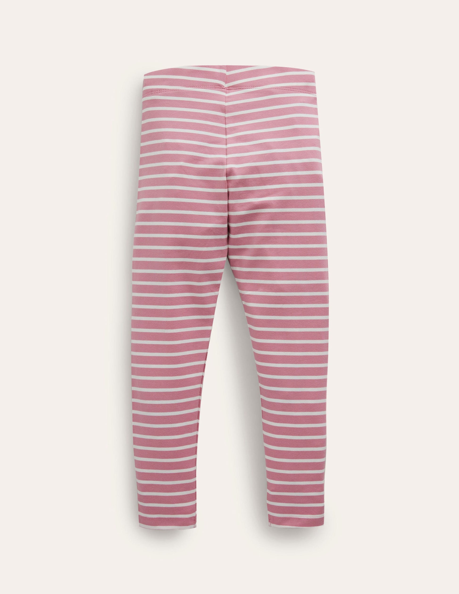 Fun Leggings-Formica Pink/Ivory Stripe-2