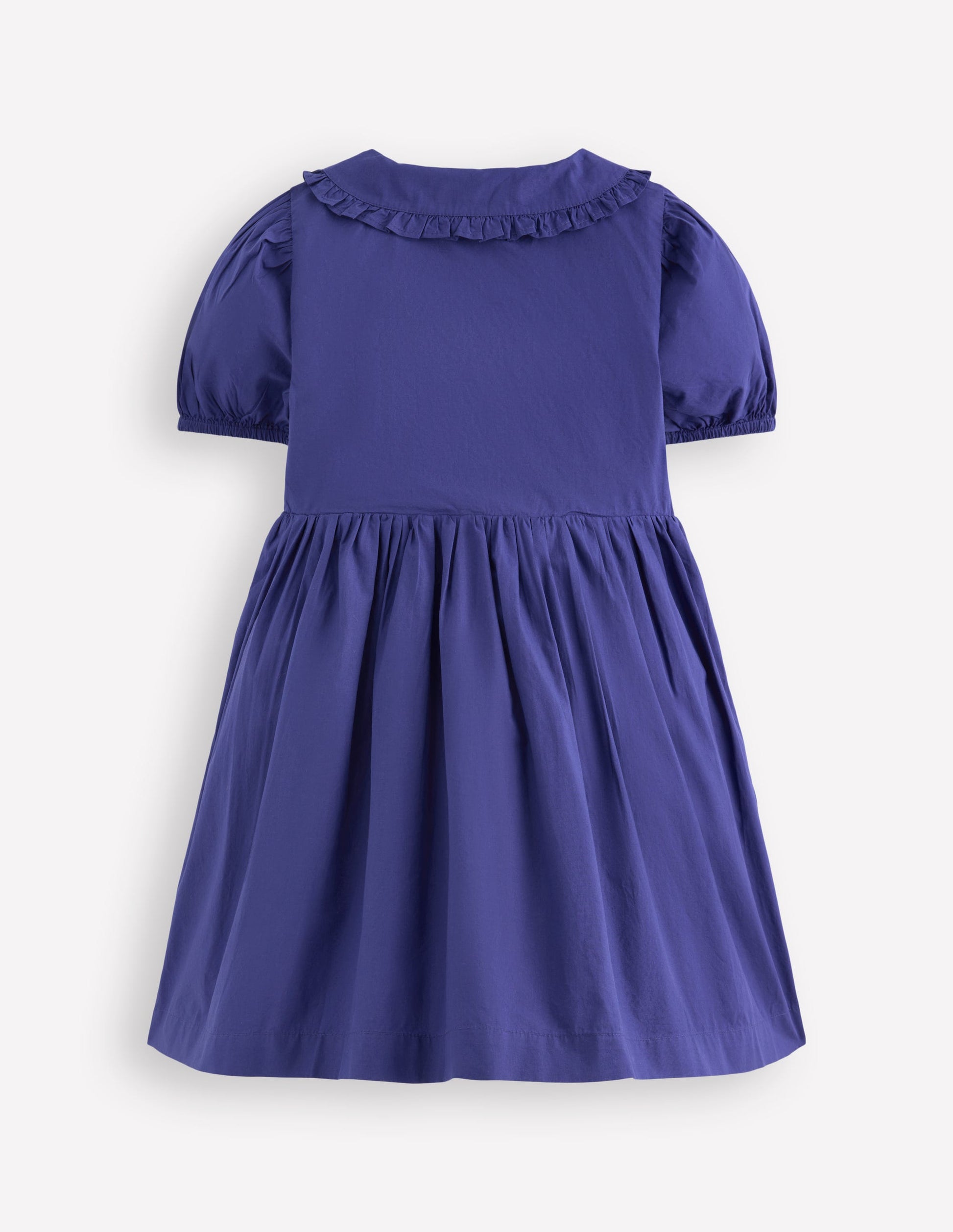 Appliqué Bow Shirt Dress-Starboard Blue Bows-3