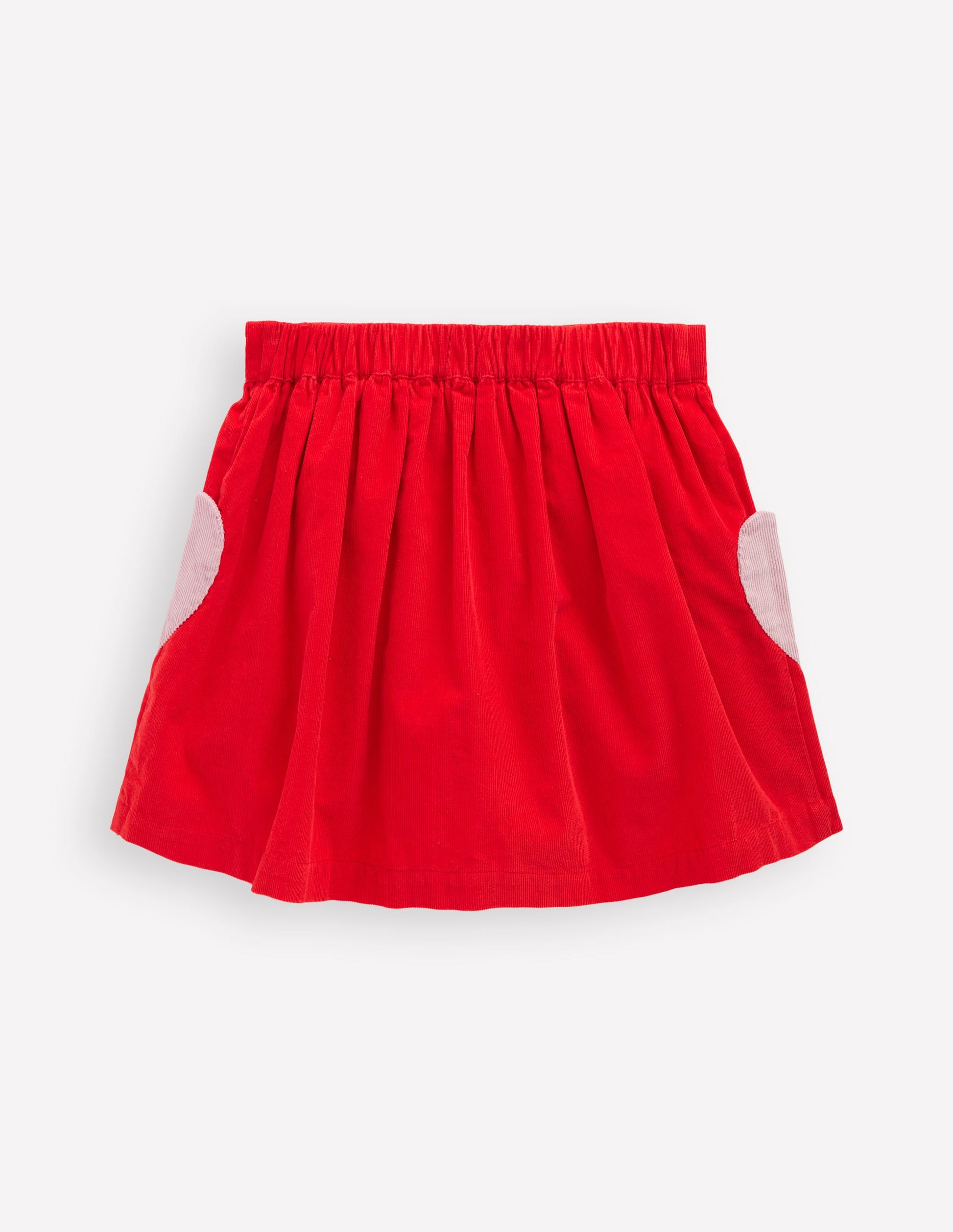 Button-through Mini Skirt-Rockabilly Red Hearts-2