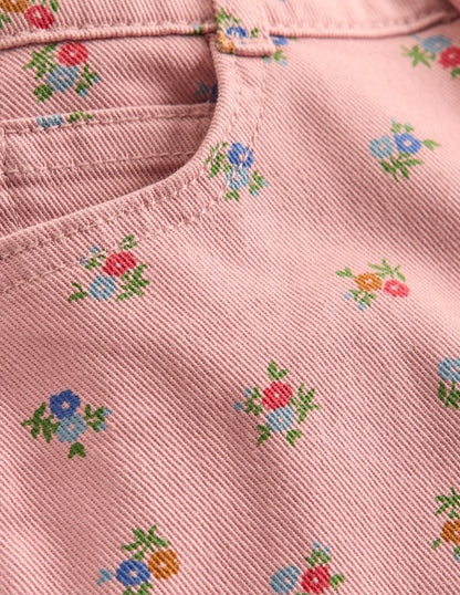 Wide Leg Trouser-Vintage Pink Ditsy-5