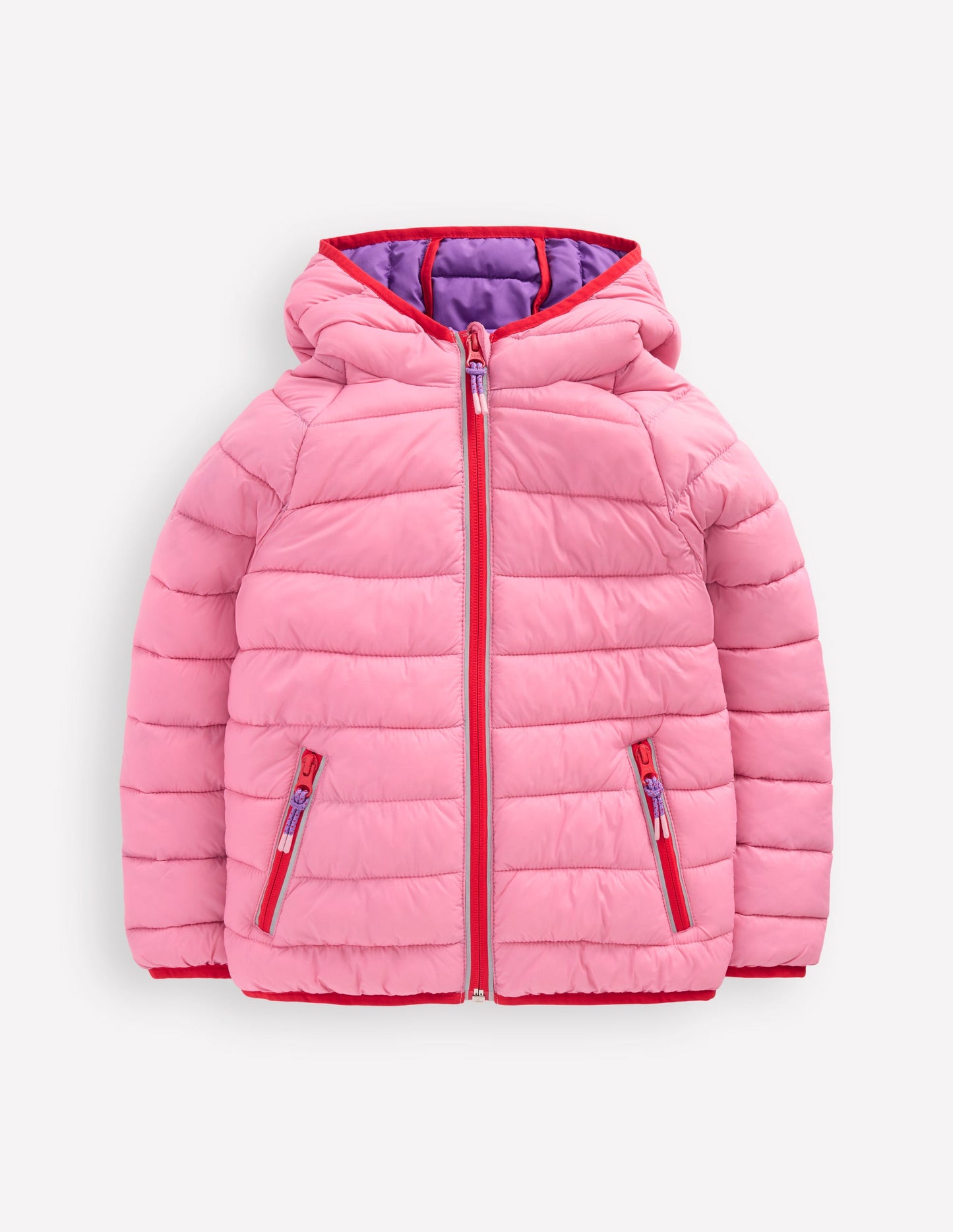 Pack-away Padded Jacket-Pink