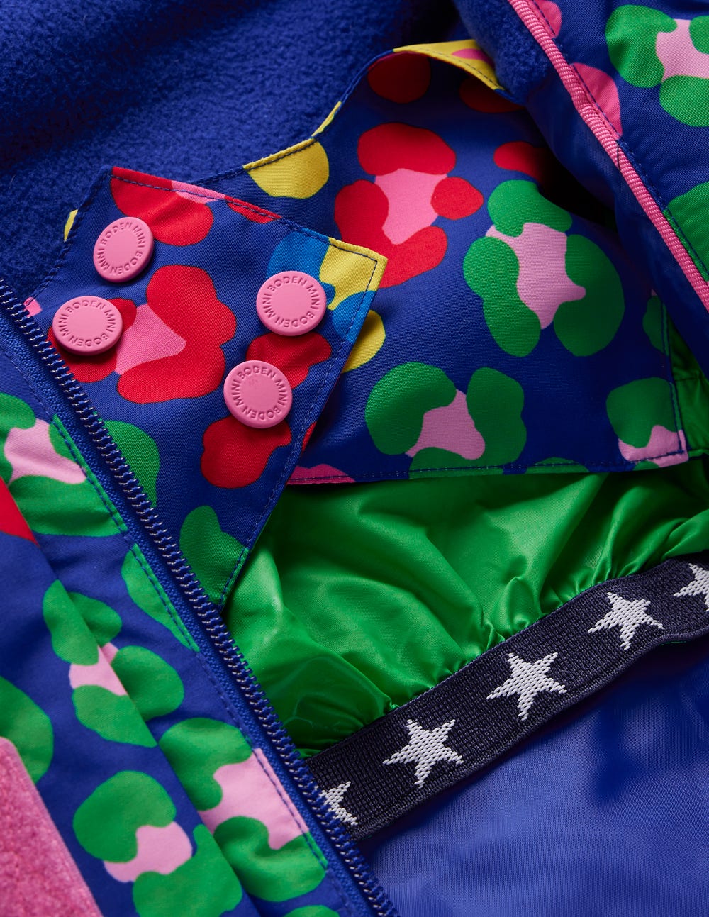All-weather Waterproof Coat-Multi Rainbow Leopard - Image 5