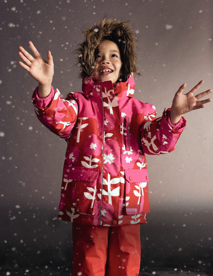 All-Weather Waterproof Coat-Giant Pink-1