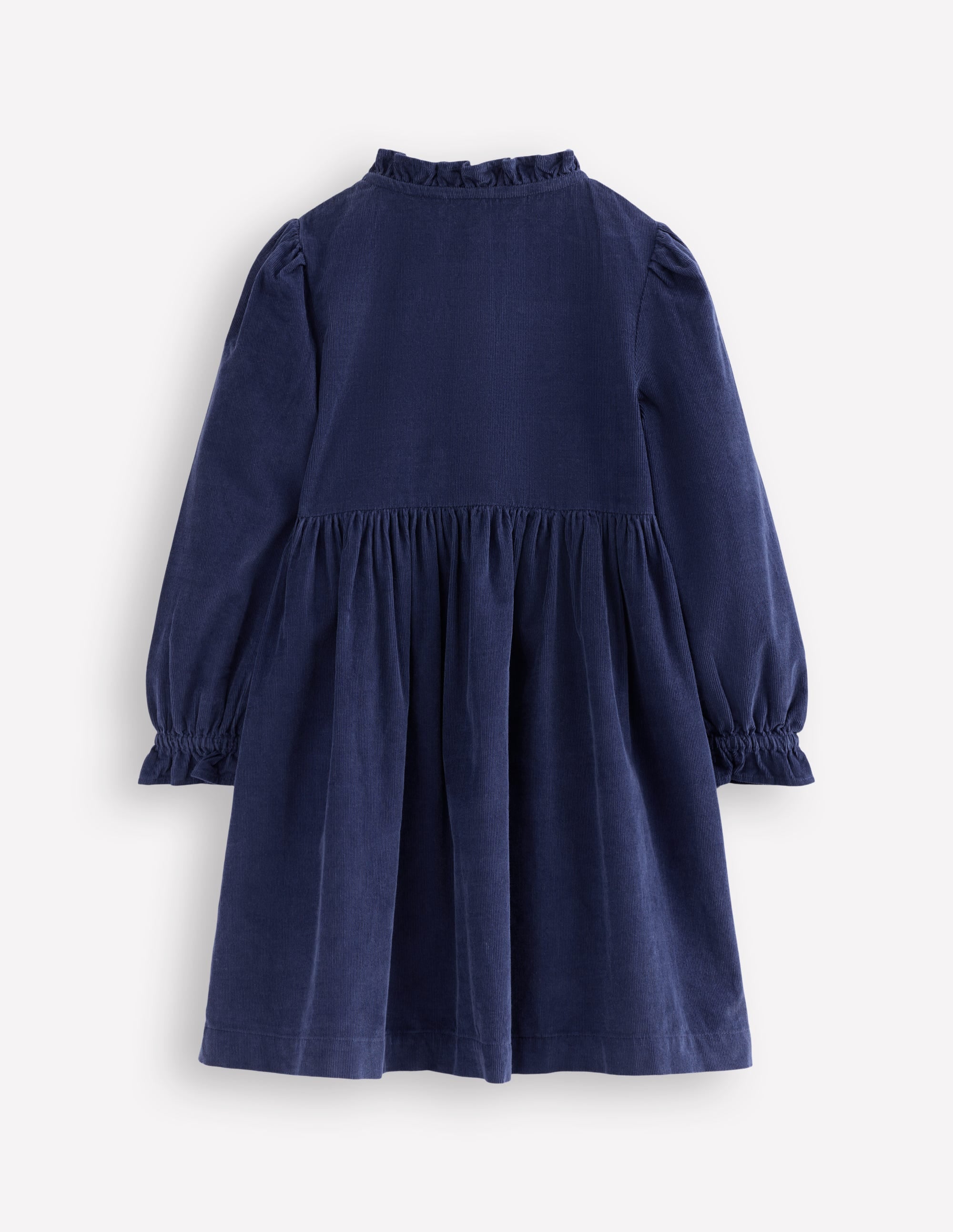 Suki Long Sleeve Smocked Dress-College Navy - Image 2