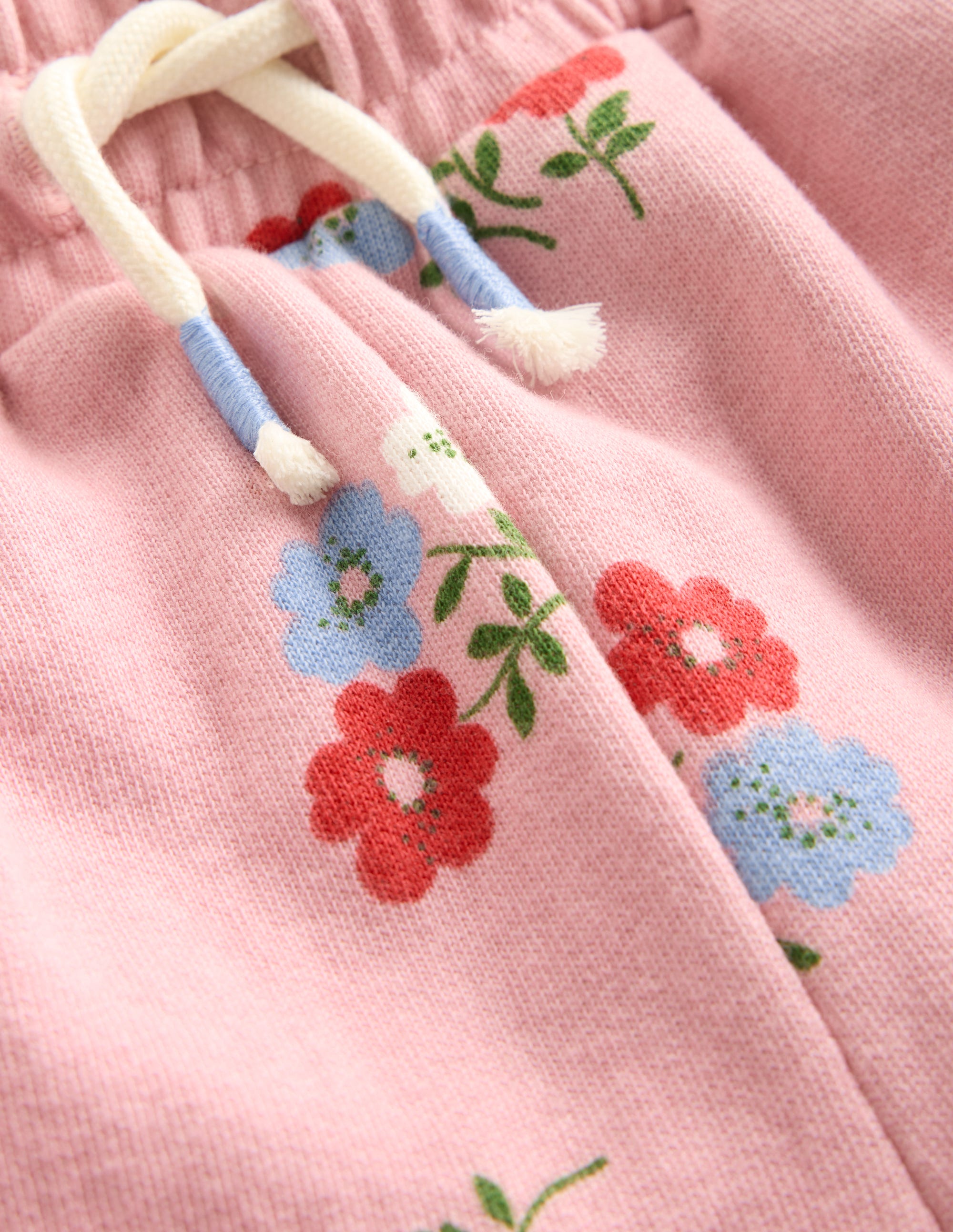 Fun Printed Joggers-Vintage Pink Posy - Image 3