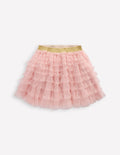 Tiered Tulle Skirt-Chalk Pink