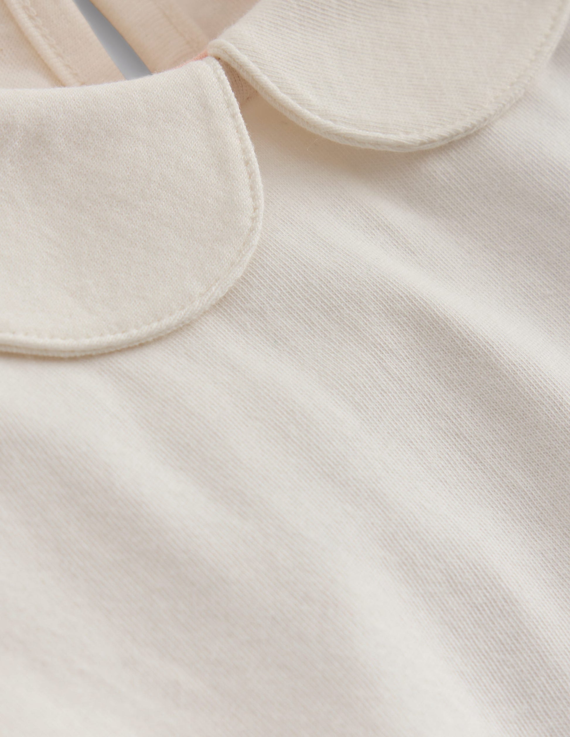 Collared Jersey Top-Soft Ivory-3