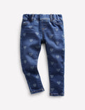 Adventure-Flex Denim Leggings-Mid Vintage Heart