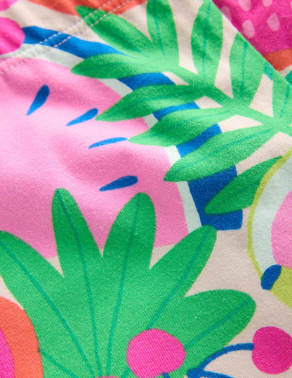Cartwheel Shorts-Multi Tropical Fruit