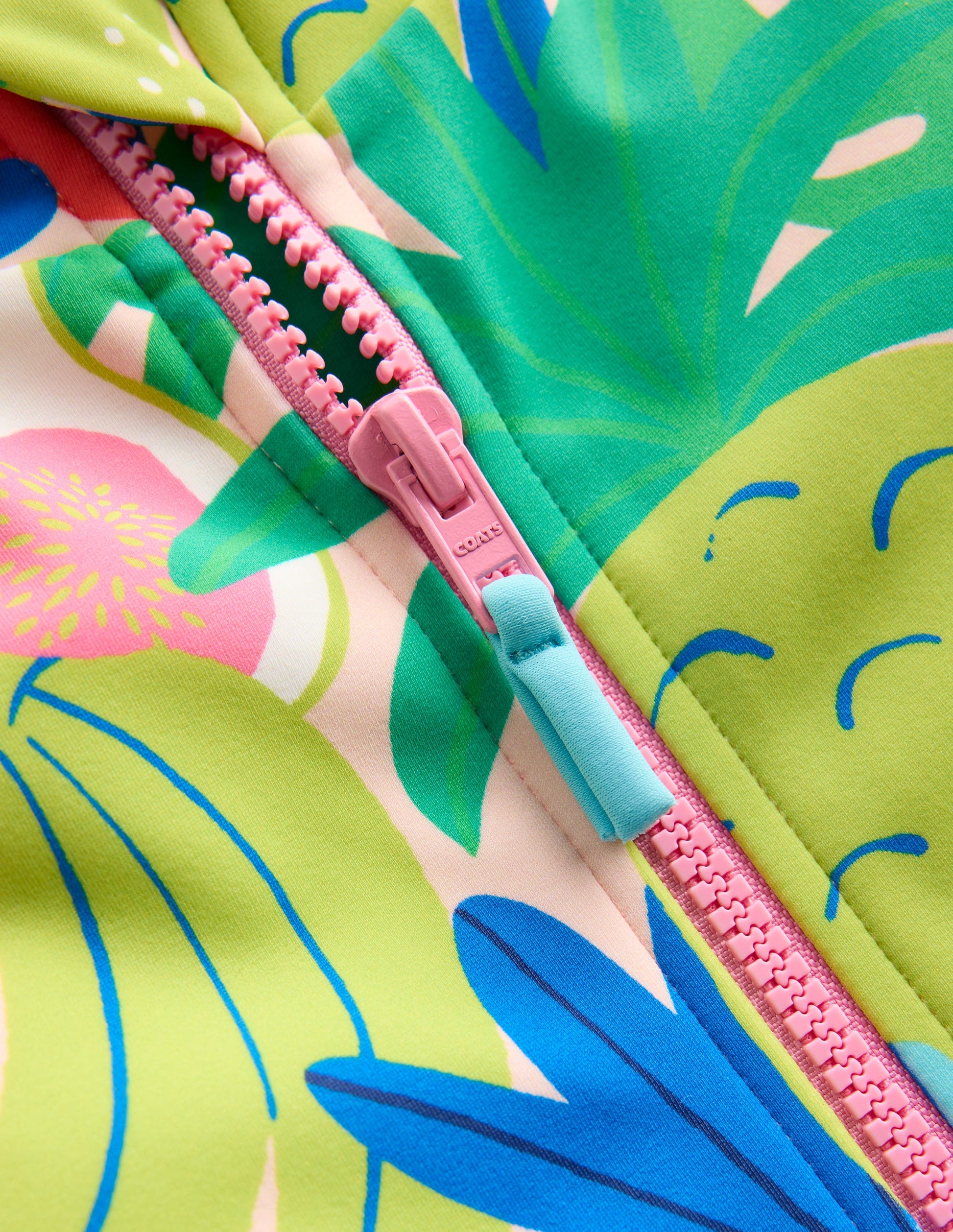 Short-sleeved Swimsuit-Multi Tropical Fruit-4