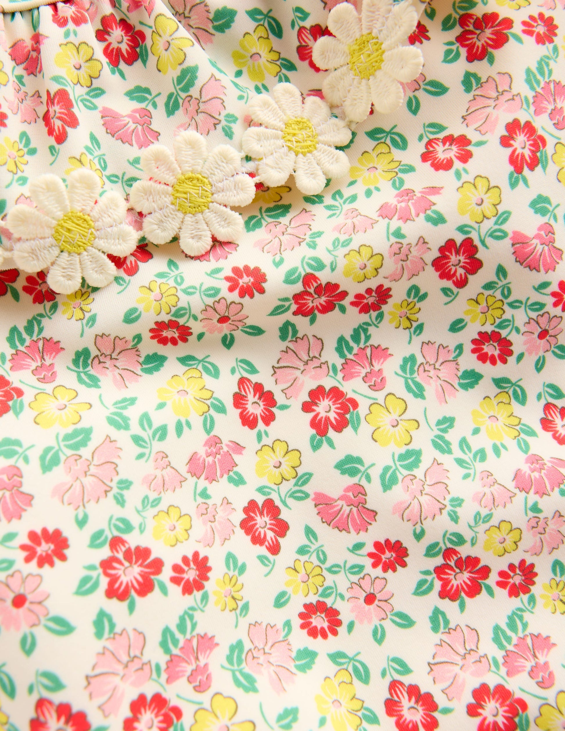 Lila One Shoulder Swimsuit-Multi Summer Flowerbed-3