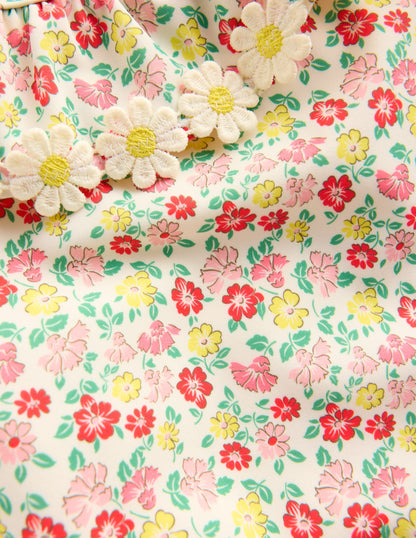 Lila One Shoulder Swimsuit-Multi Summer Flowerbed-3