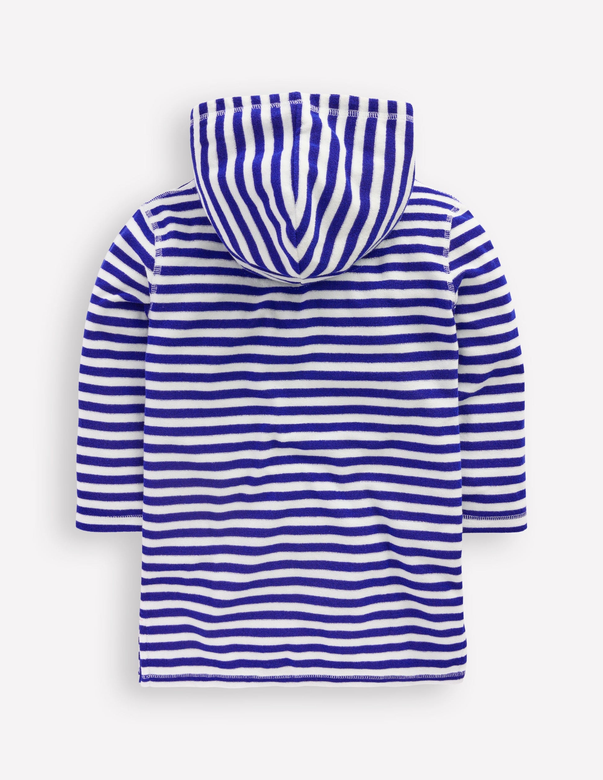 Mara Towelling Throw-On-Bright Blue Fruit Stripe-3