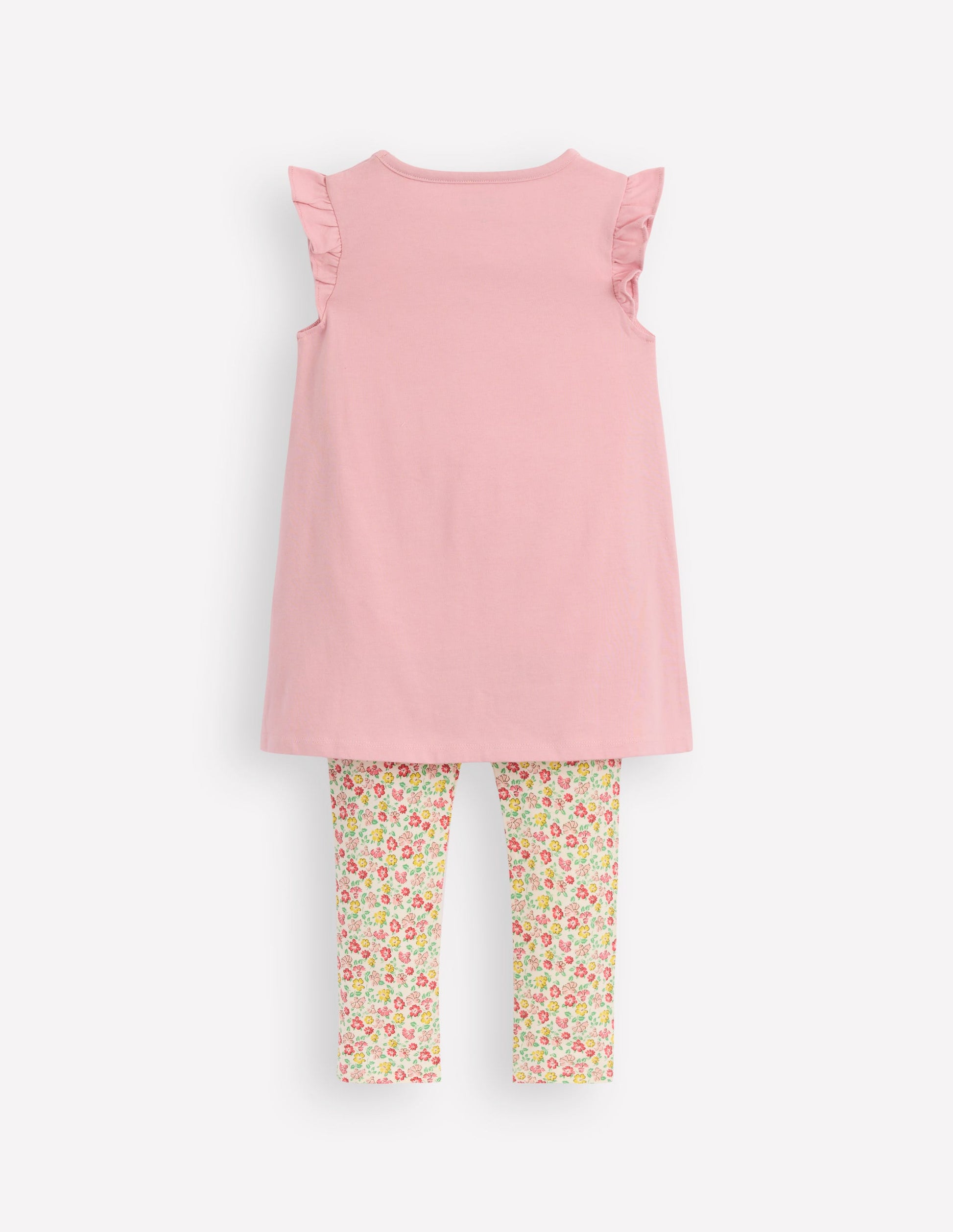 Frill Sleeve Tunic Set-Vintage Pink Fairies-2