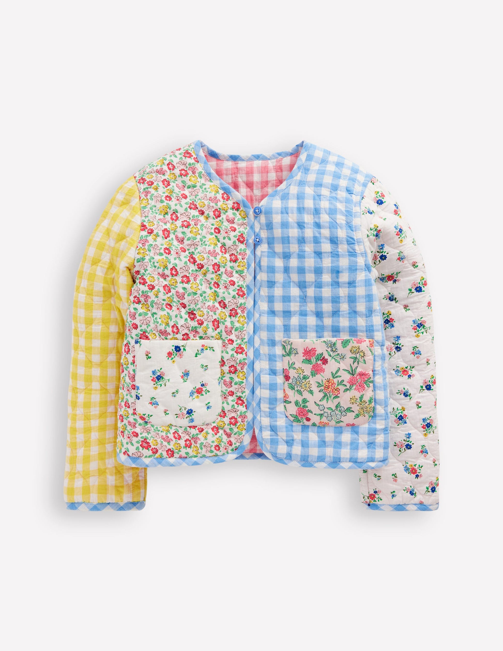 Aurore Reversible Jacket-Patchwork Floral-3